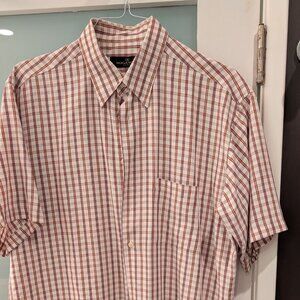 Bugatchi Uomo casual short-sleeve men's shirt, size L